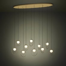 Oblong Portocolom 10 Light LED Pendant